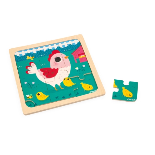 Janod Puzzle Huhn Henriette