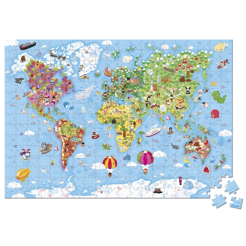 Janod Puzzle Welt Riese