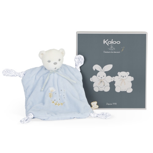 Kaloo Stofftier Perle Doudou Bär Blau