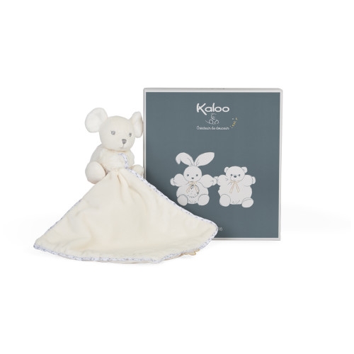 Kaloo Stofftier Perle Doudou Maus Creme