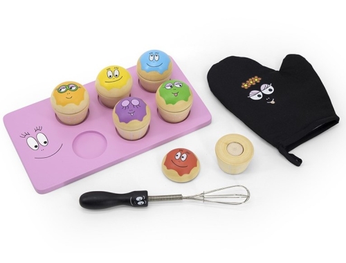 Label Label Barbapapa Holz Cupcakes Set