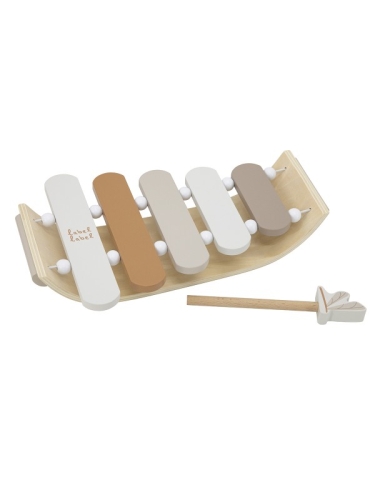 Label Label Holz-Xylophon Nougat