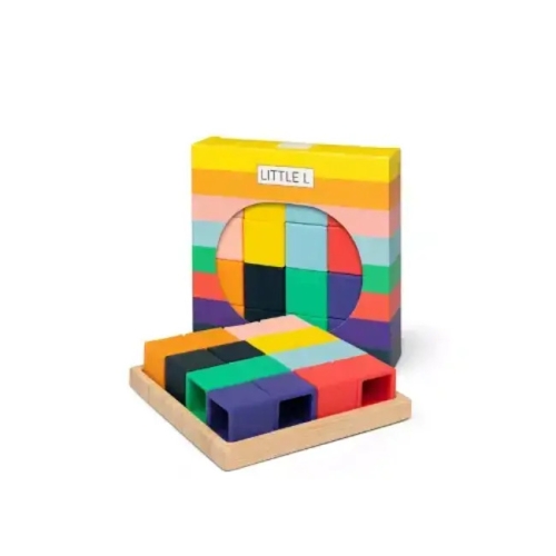 Little L Block Set Kräftige Farben
