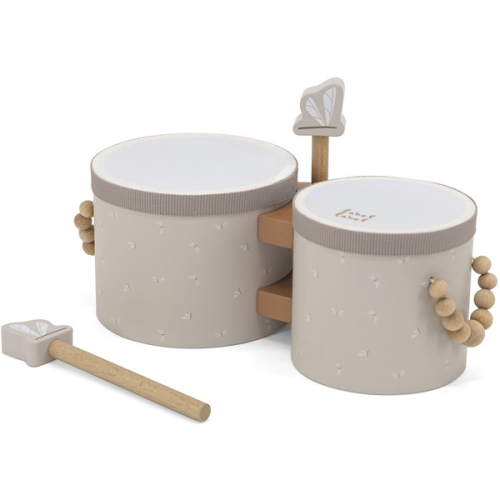 Label Label Holz-Bongos Nougat