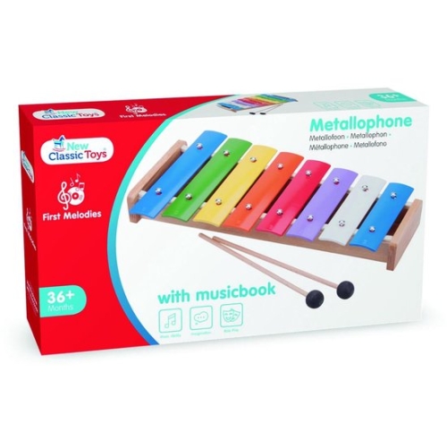 Neu Classic Toys Metallophon inklusive Notenheft