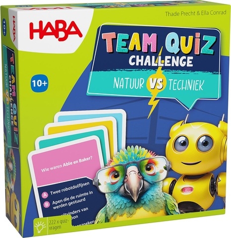 Haba Team Quiz Challenge Natur gegen Technik FRANSTALIG