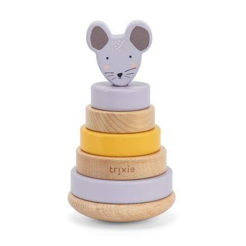 Trixie Stapelturm aus Holz Frau Maus