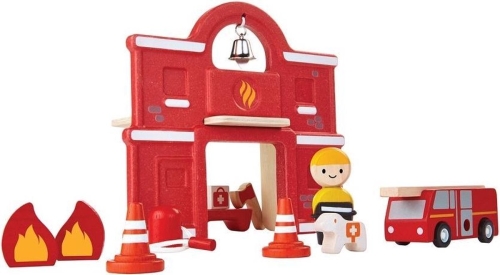 Plantoys Hölzerne Feuerwache