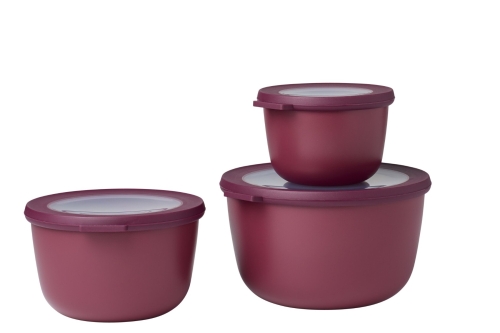 Mepal Cirqula Set rund nordische Beeren (500+1000+2000 ml)