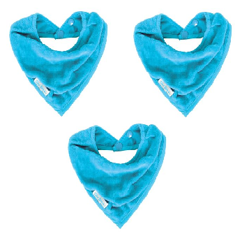 Silly Billyz Handtuch Bandana Lätzchen Aqua 3 Stück