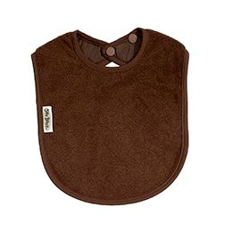 Silly Billyz Fleece große Lätzchen Choco