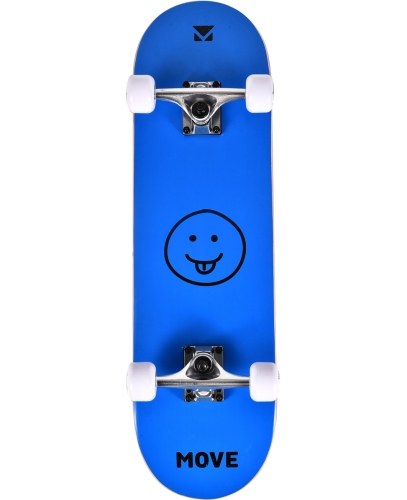 Move Skateboard Lächeln Blau