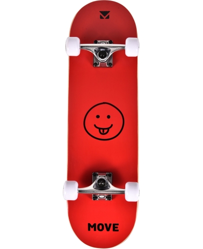 Move Skateboard Lächeln Rot