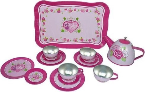 Playwood Rosa Zinn Tee-Set Blume/Herzen