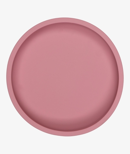 Tryco Silikonteller staubig rosa