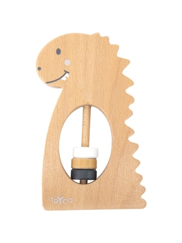 Tryco - Rassel aus Holz - Dino