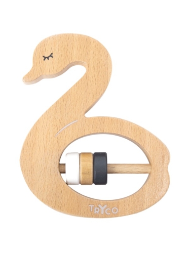Tryco - Holzrassel - Schwan