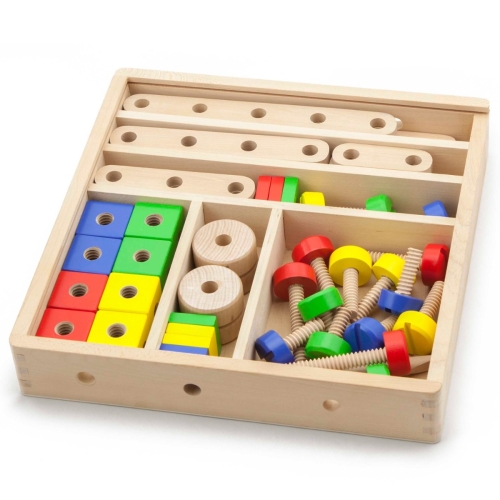 Viga Toys Baukasten 53 Teile