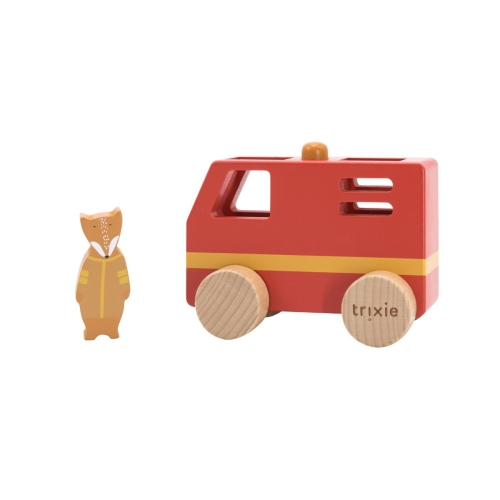 Trixie Mini-Feuerwehrauto aus Holz