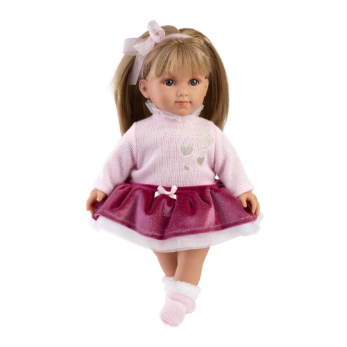 Llorens Soft Body Puppe Elena Rosa Rock 35 cm