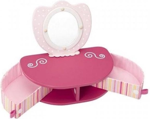 Wonderworld Holzschminke mit Drehteller rosa