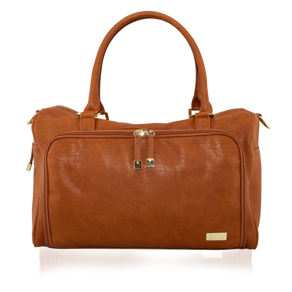 Isoki Pflegetasche Wickeltasche Double Zip Satchel Amber Tan Online Angebot bei PlusToys